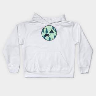 True North (Denim & Mint) Kids Hoodie